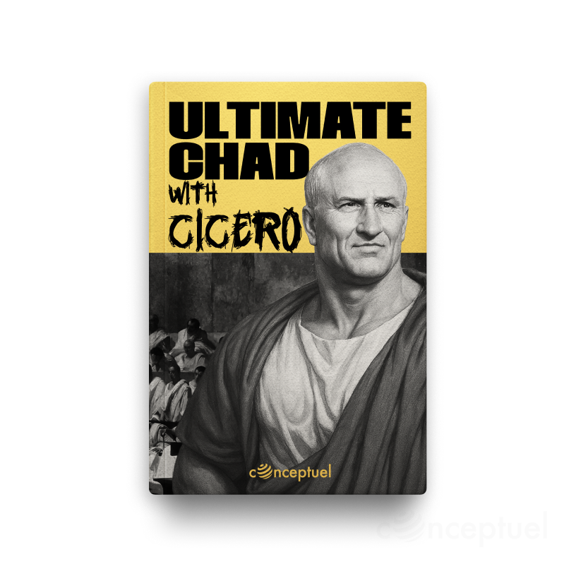 Ultimate Chad with Cicero book cover edited by Robbie Conceptuel