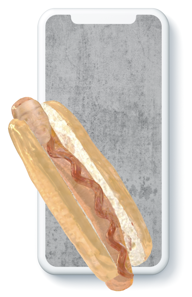Preview of the AR filter HOT DOG made by Robbie Conceptuel