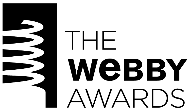 Logo of the Webby Awards and a text written : Best Use of Filters/Lenses