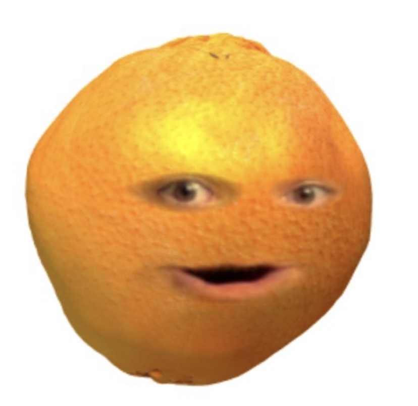 Icône du filtre Orange réalisé en réalité augmenté par Robbie Conceptuel