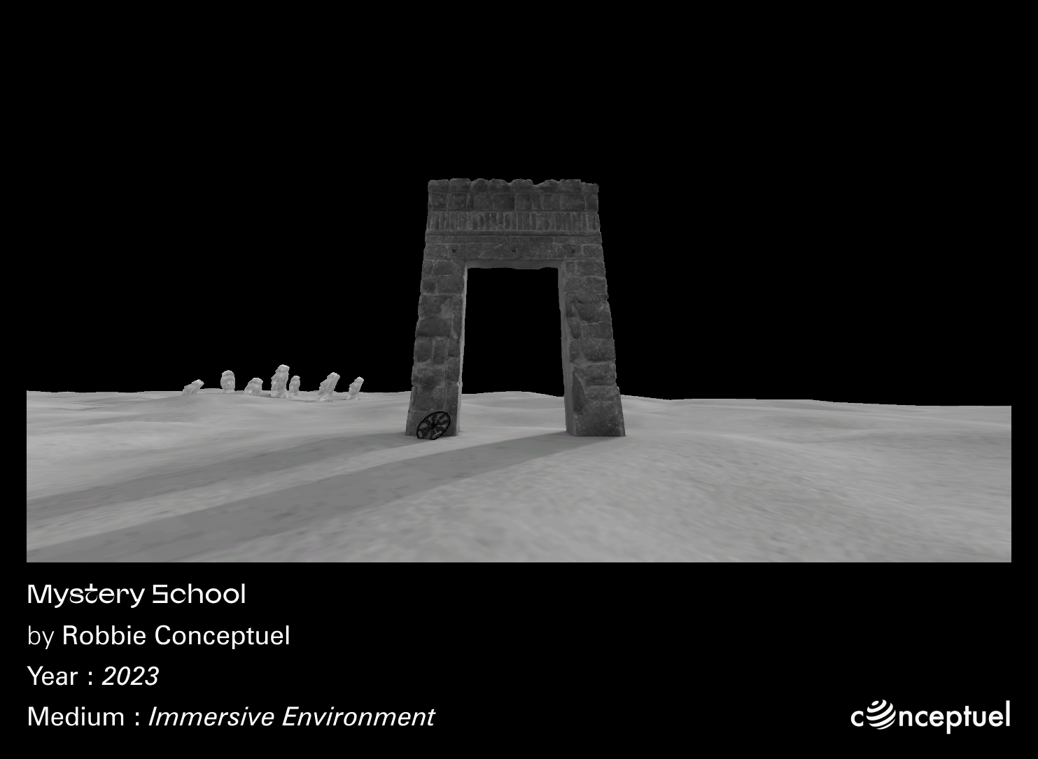 Meditation space with ethereal lighting effects