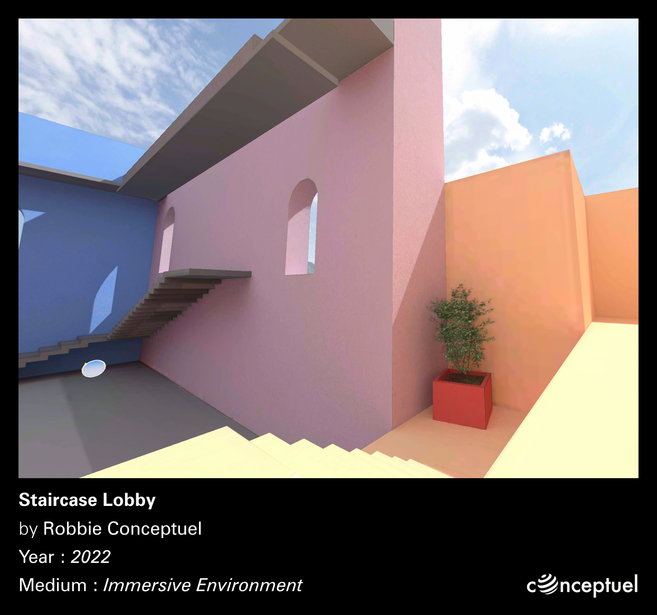 Lower level view showcasing spatial design